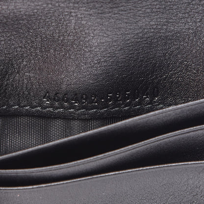 Gucci Calfskin Matelasse GG Marmont Card Case Wallet Black 7 of 10