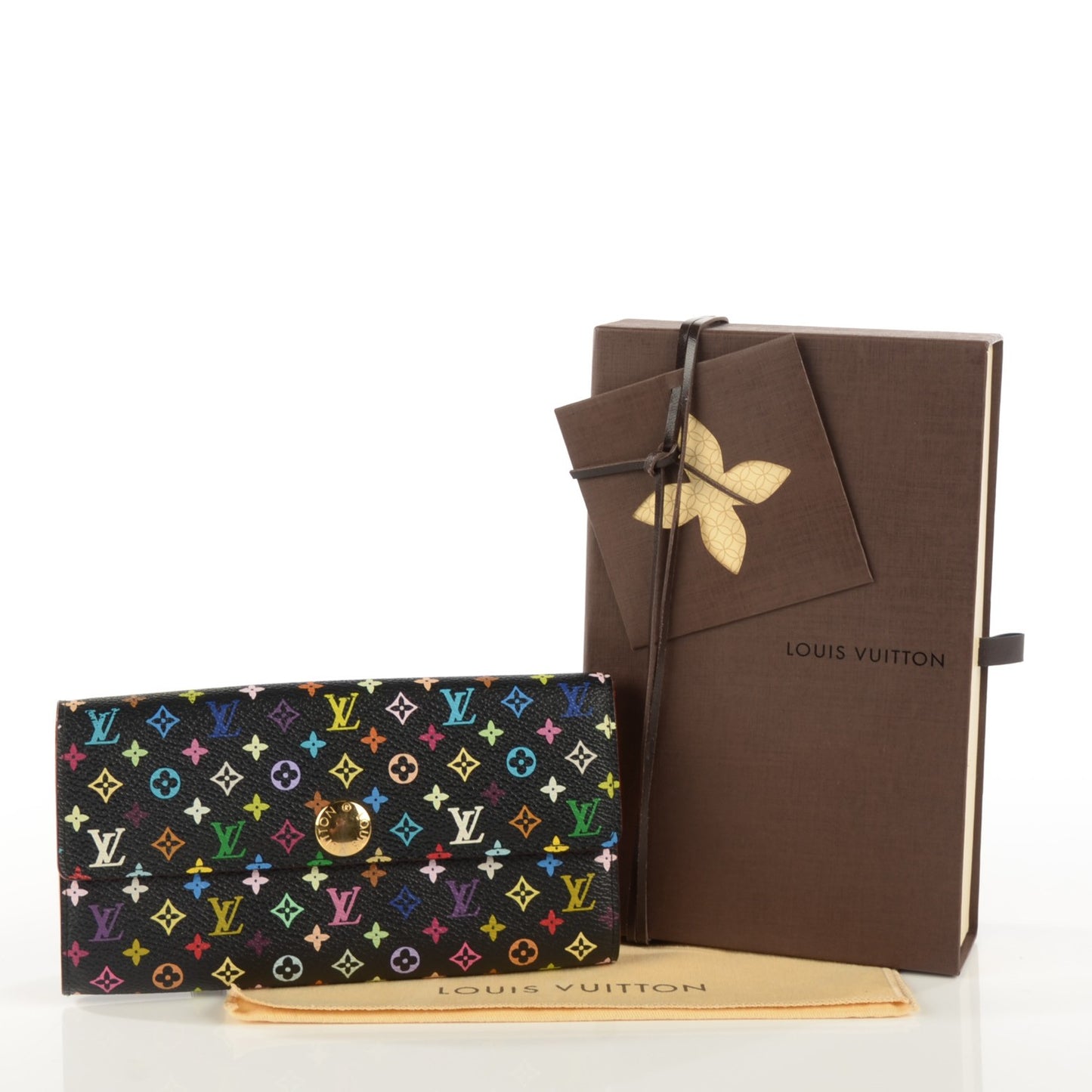 Monogram Multicolor Sarah Wallet Black