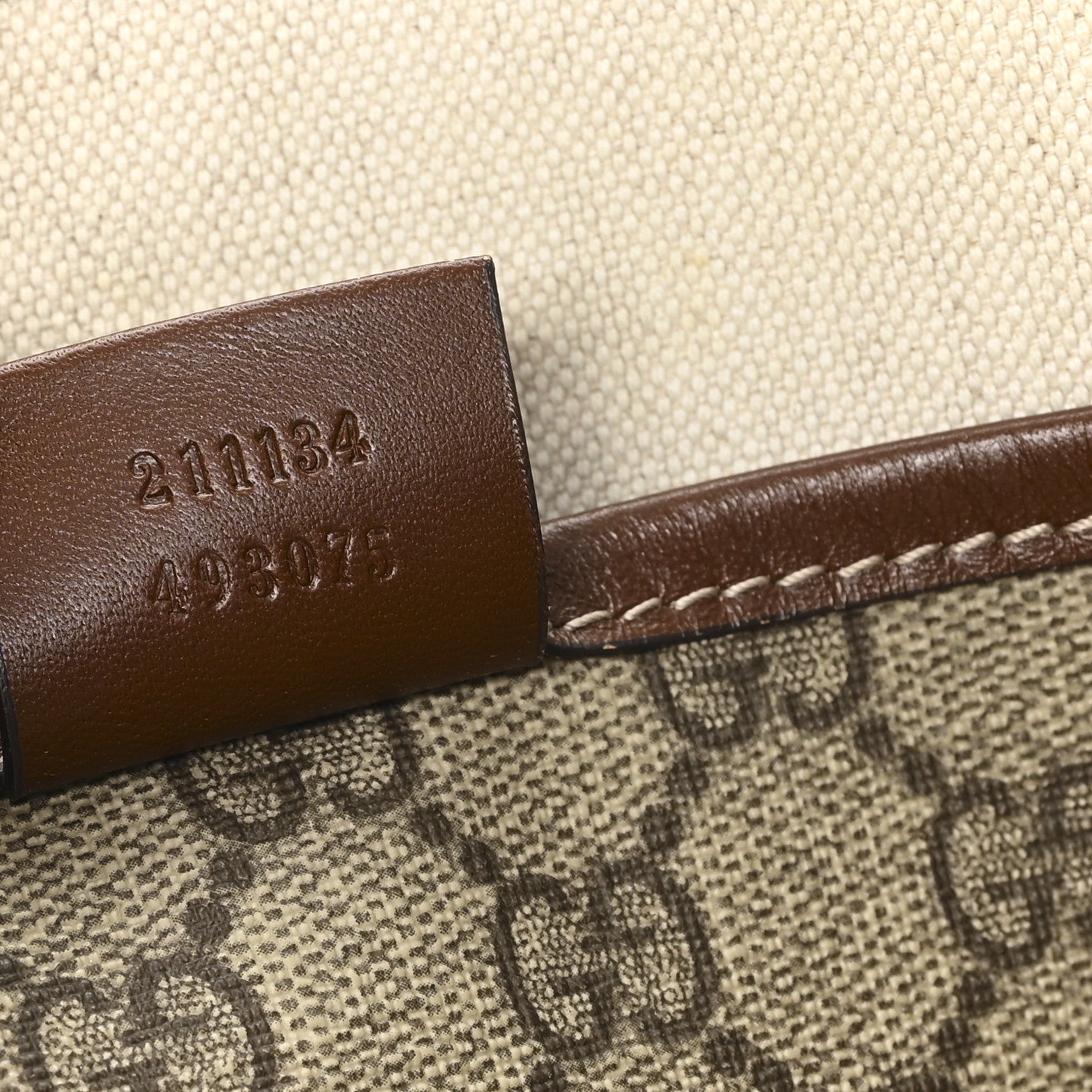 Gucci GG Plus Monogram Medium Signature Web Loop Tote Brown 7 of 10