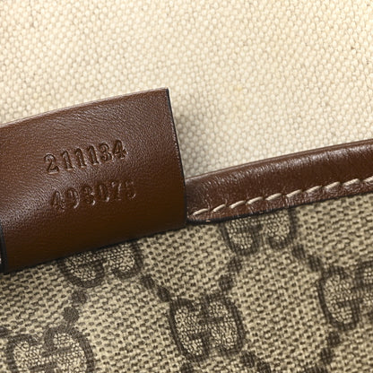 Gucci GG Plus Monogram Medium Signature Web Loop Tote Brown 7 of 10
