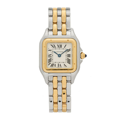 Cartier Stainless Steel 18K Yellow Gold 22mm Panthere Quartz Watch 1 of 10