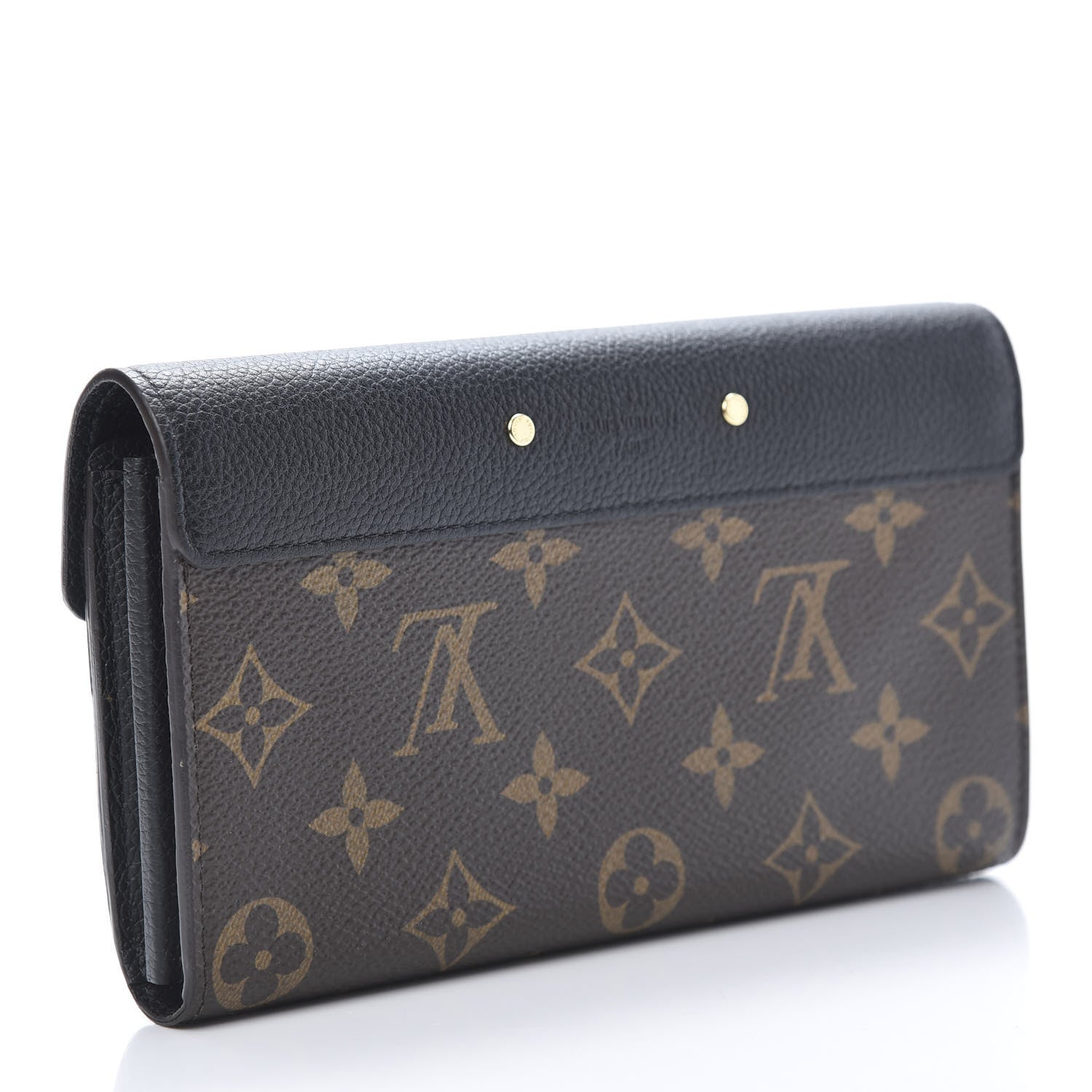 Louis Vuitton Monogram Pallas Wallet Black 3 of 7