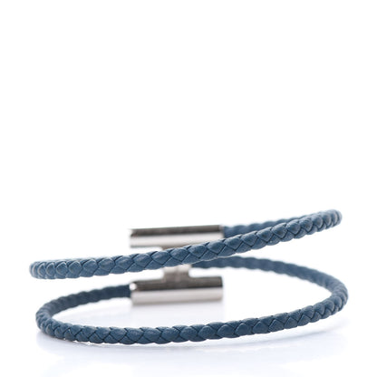 Hermes Swift Double Wrap Cord Tournis Tresse Bracelet T5 Colvert 3 of 5