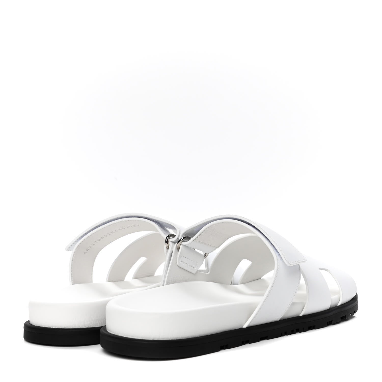 Hermes Calfskin Mens Chypre Sandals 43.5 White 3 of 4