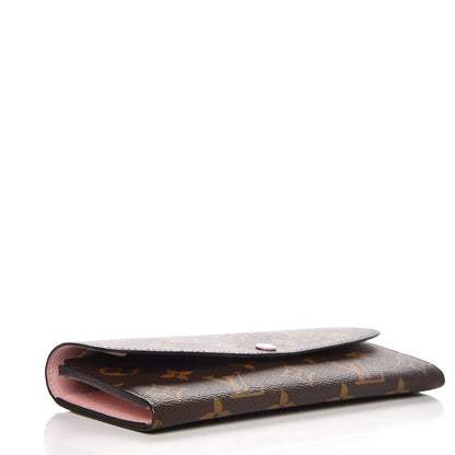 Louis Vuitton Monogram Emilie Wallet Rose Ballerine 4 of 6