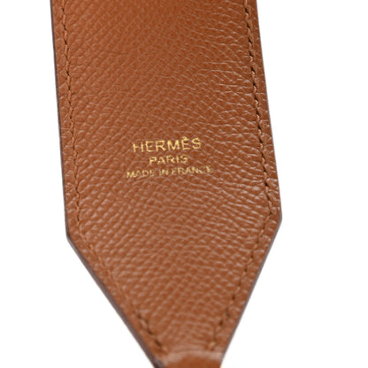 Hermes Epsom 40mm Tressage Shoulder Strap Black Craie Gold 3 of 4
