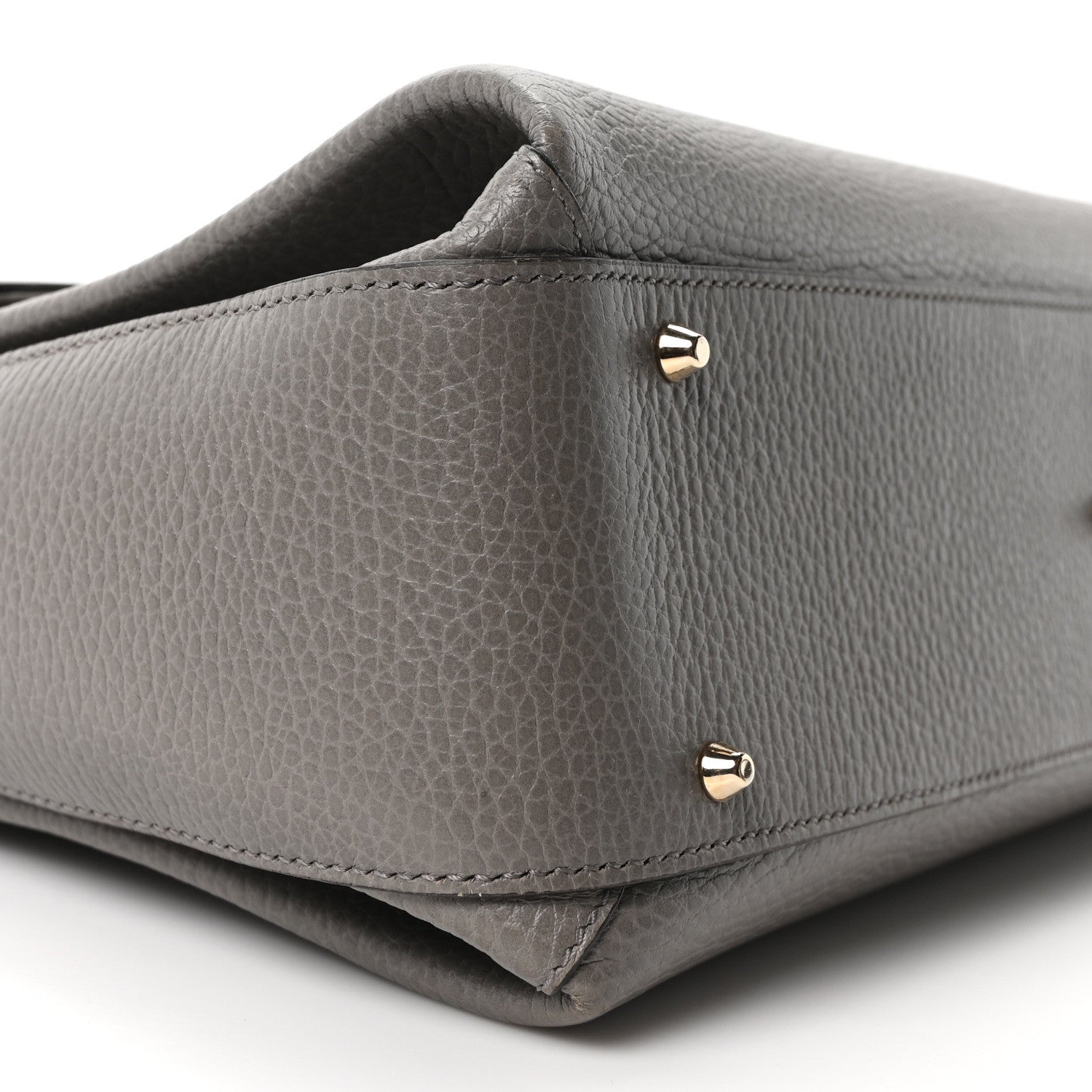 Gucci Dollar Calfskin Medium Interlocking G Top Handle Shoulder