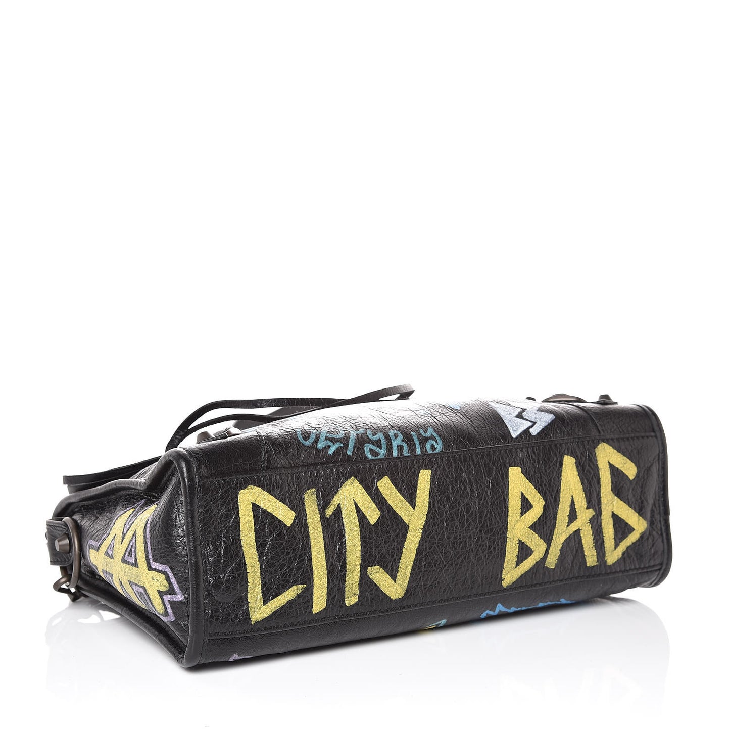 Agneau Graffiti All Over Classic Hardware S City Black Multicolor