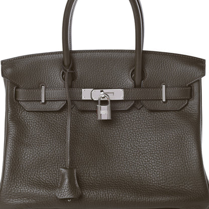 Hermes Togo Birkin 30 Vert Bronze 12 of 13