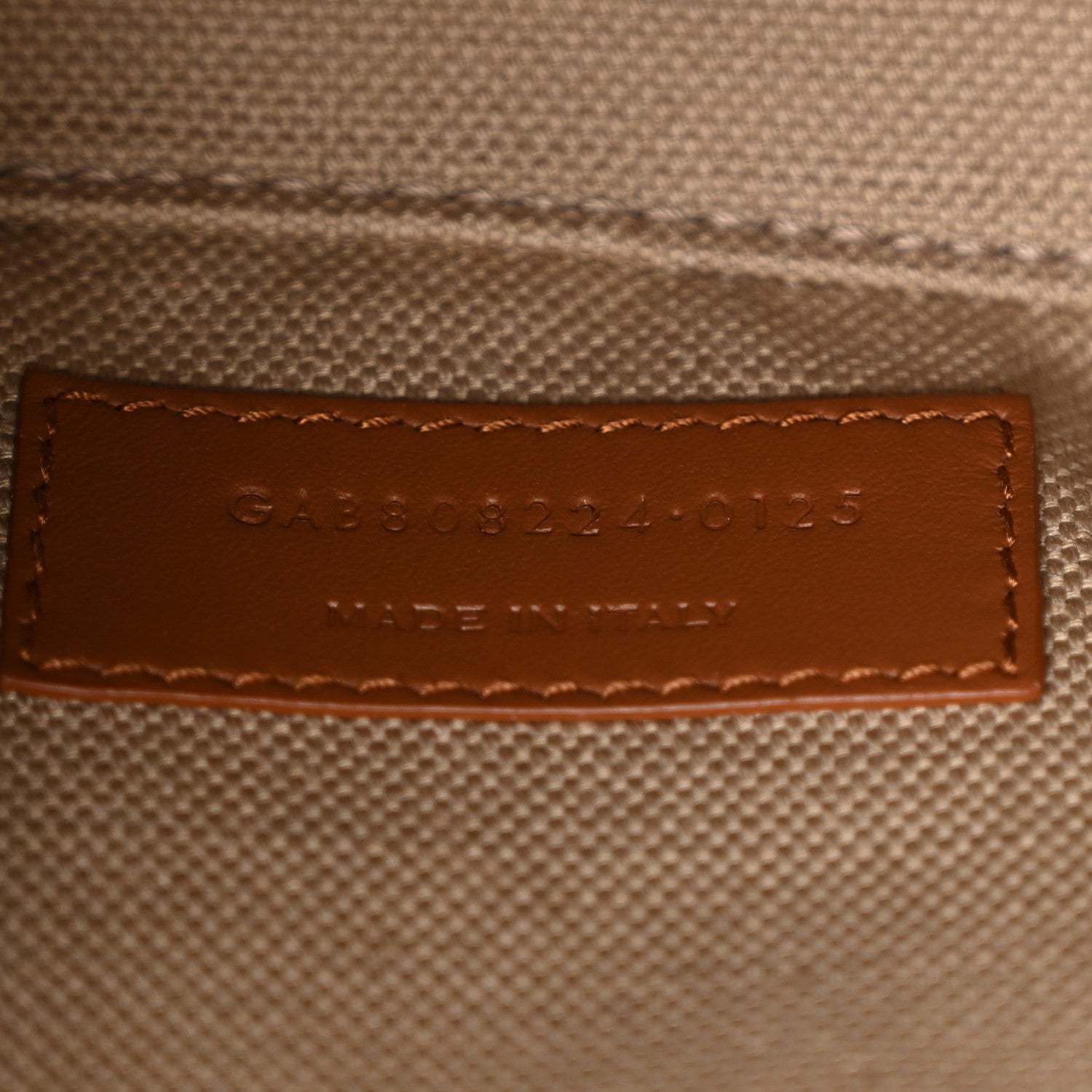 Saint Laurent Smooth Calfskin Canvas Y Small Bucket Bag White Camel 8 of 12
