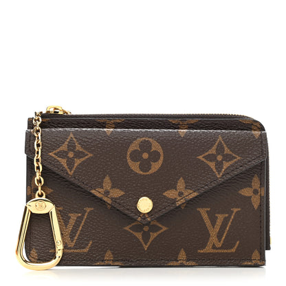 Louis Vuitton Monogram Recto Verso Card Holder Black 1 of 7