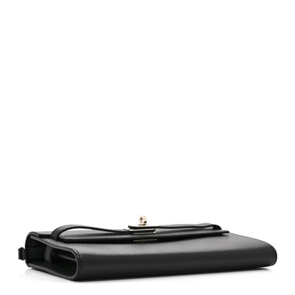 Hermes Epsom Kelly Wallet To Go Black 4 of 12