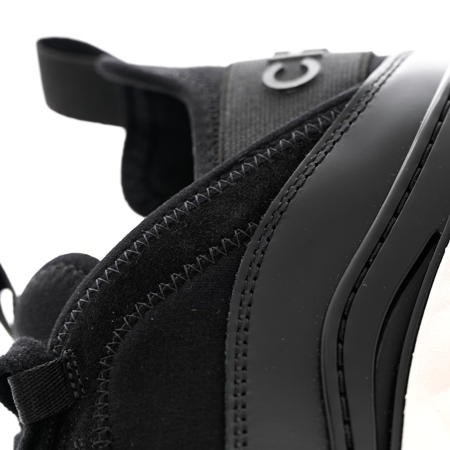 Chanel Velvet Calfskin Mixed Fibers CC Sneakers 36 Black 10 of 11