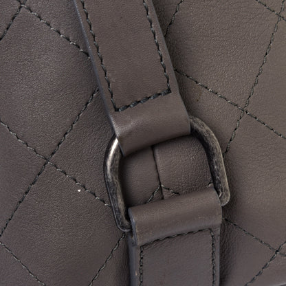 Chanel Calfskin Stitched Large Hobo Grey 7 of 8