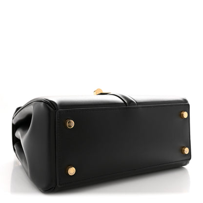 Celine Satinated Calfskin Small 16 Top Handle Bag Black 4 of 10