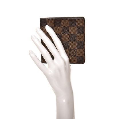 Louis Vuitton Damier Ebene Billfold Wallet 6 Credit Card Slots 2 of 6