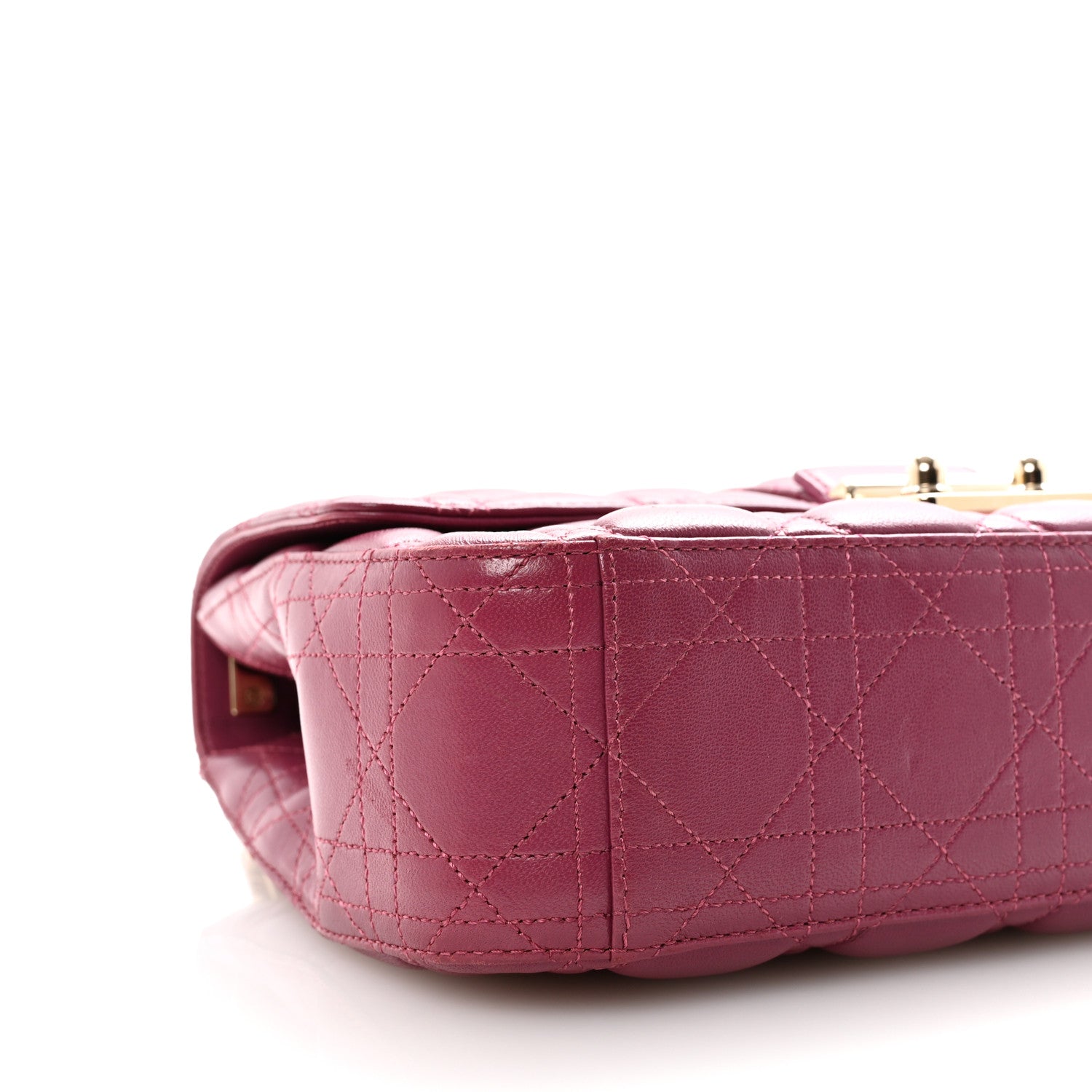 Christian Dior Lambskin Cannage Medium Miss Dior Flap Fuchsia 9 of 10