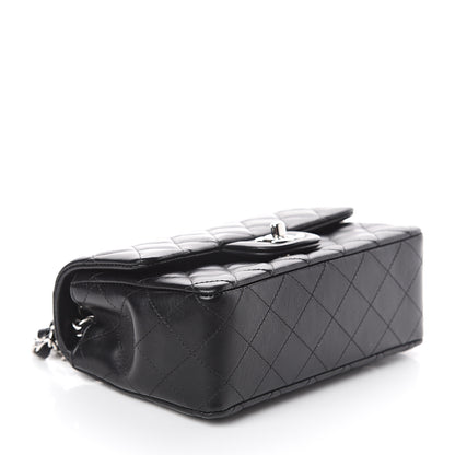 Chanel Lambskin Quilted Mini Rectangular Flap Black 3 of 8