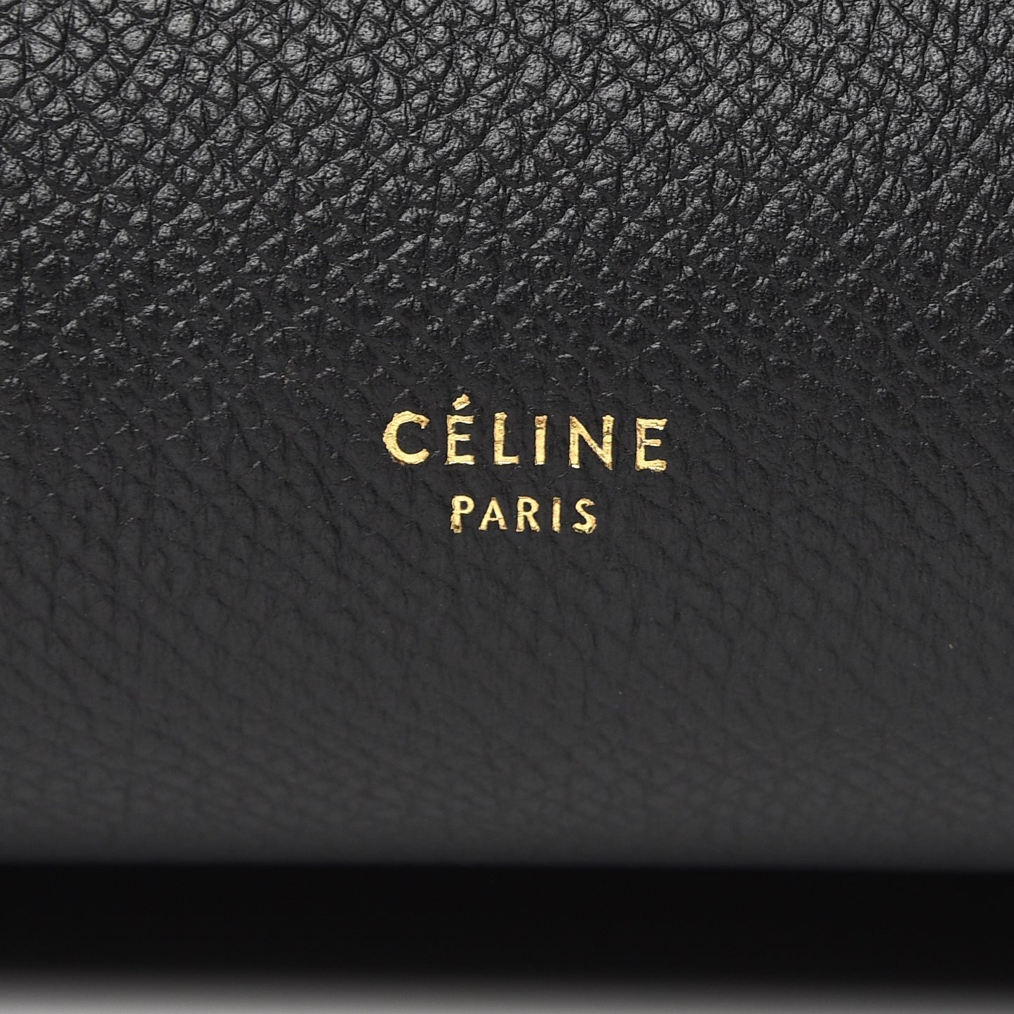 Grained Calfskin Mini Belt Bag Black
