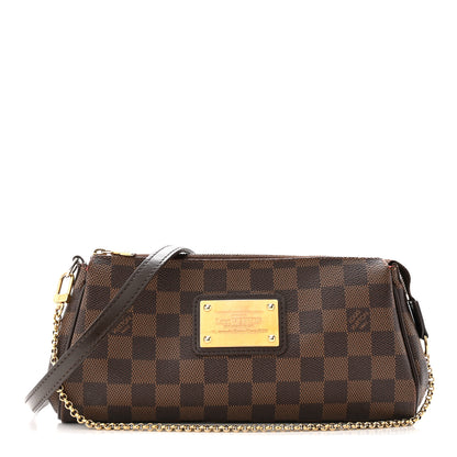Louis Vuitton Damier Ebene Eva Clutch 1 of 11