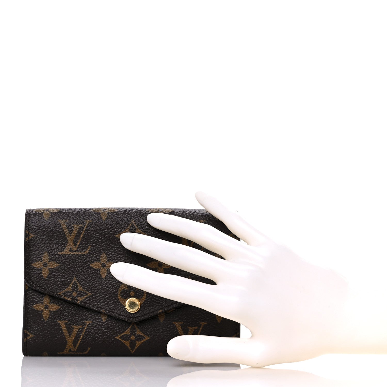Louis Vuitton Monogram Sarah Compact Wallet 2 of 15