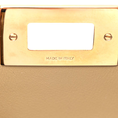 Fendi Vitello Tahiti Burro Bi-Color Medium Peekaboo Iconic Essentially Satchel Maya 7 of 13