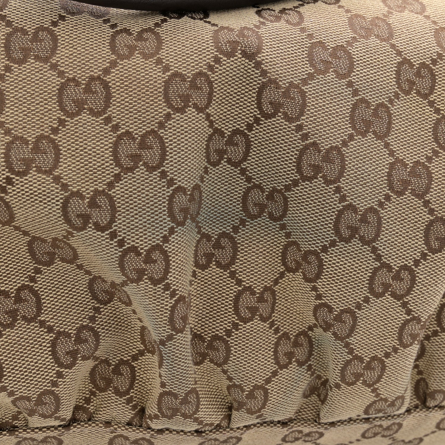 Gucci Monogram Large D Gold Hobo Dark Brown 12 of 13