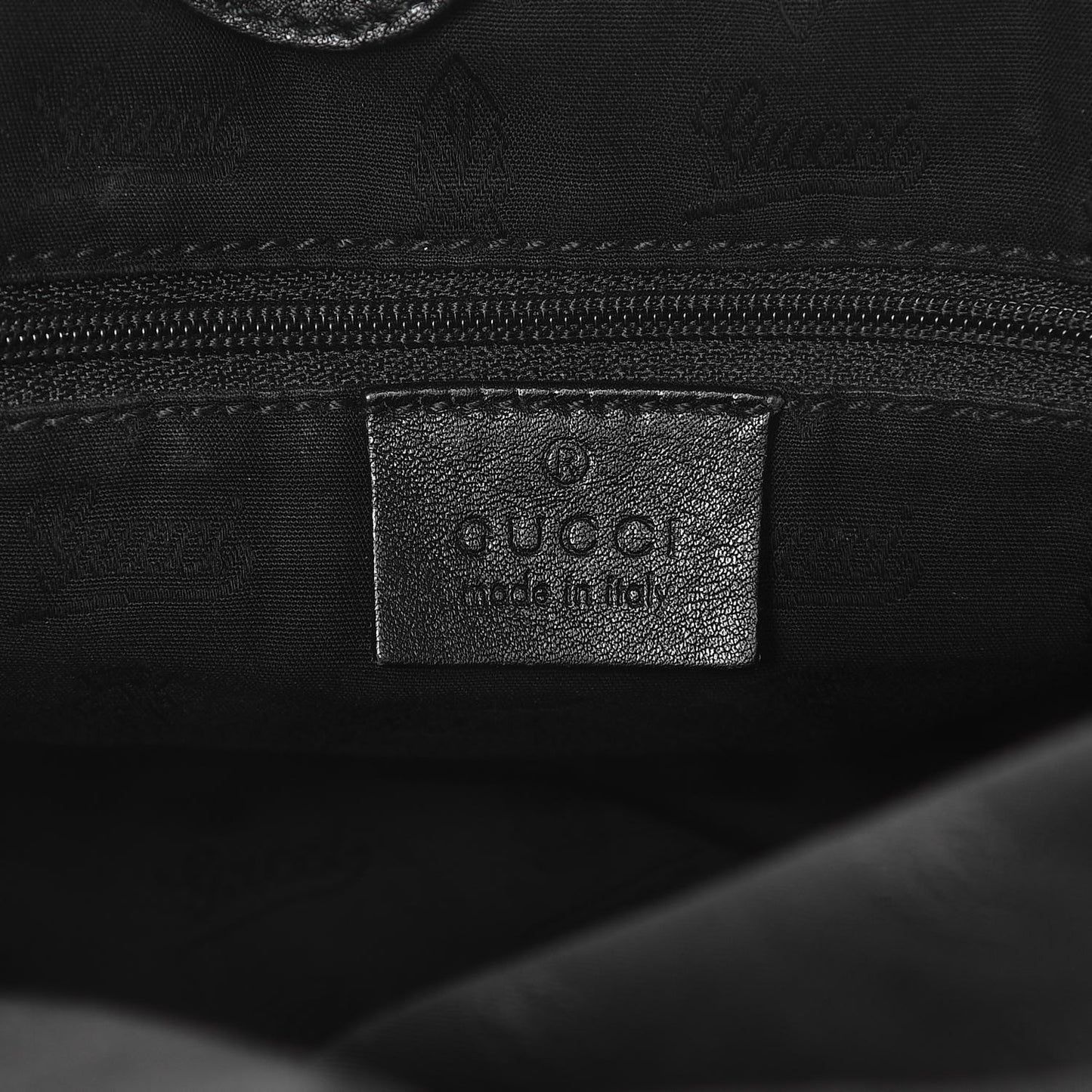 Guccissima Medium Sukey Tote Black