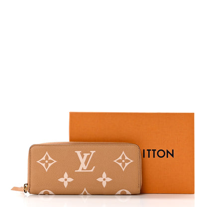 Louis Vuitton Empreinte Monogram Giant Clemence Wallet Arizona Creme 7 of 7