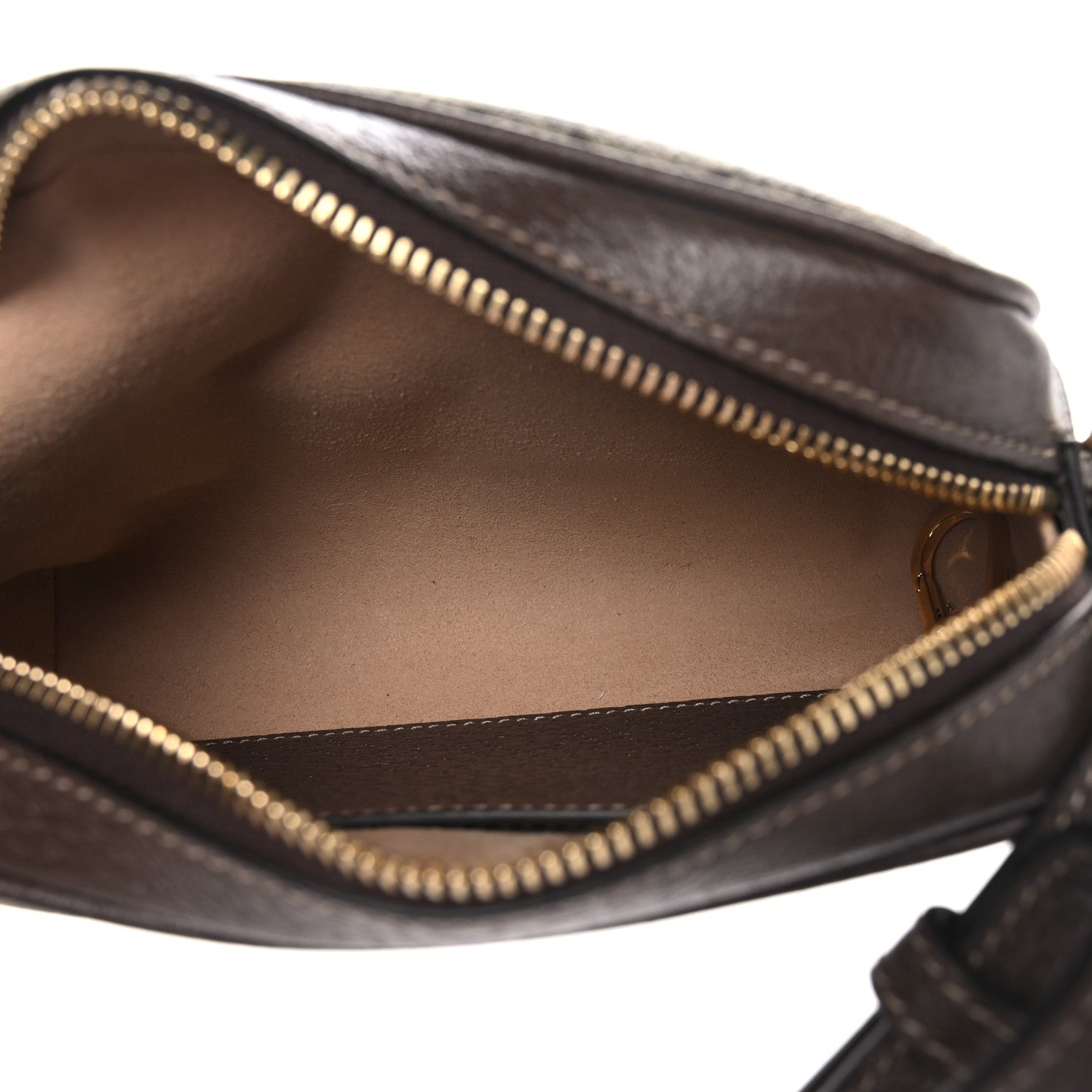 Gucci GG Supreme Monogram Web Mini Ophidia Shoulder Bag Brown 5 of 10