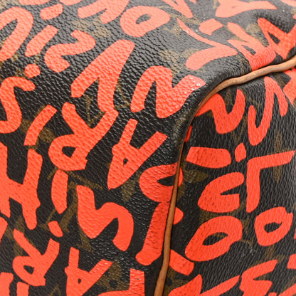 Louis Vuitton Monogram Graffiti Speedy 30 Orange 10 of 10