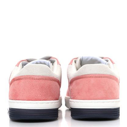 Chanel Suede Kidskin Womens CC Sneakers 35.5 White Pink 6 of 11