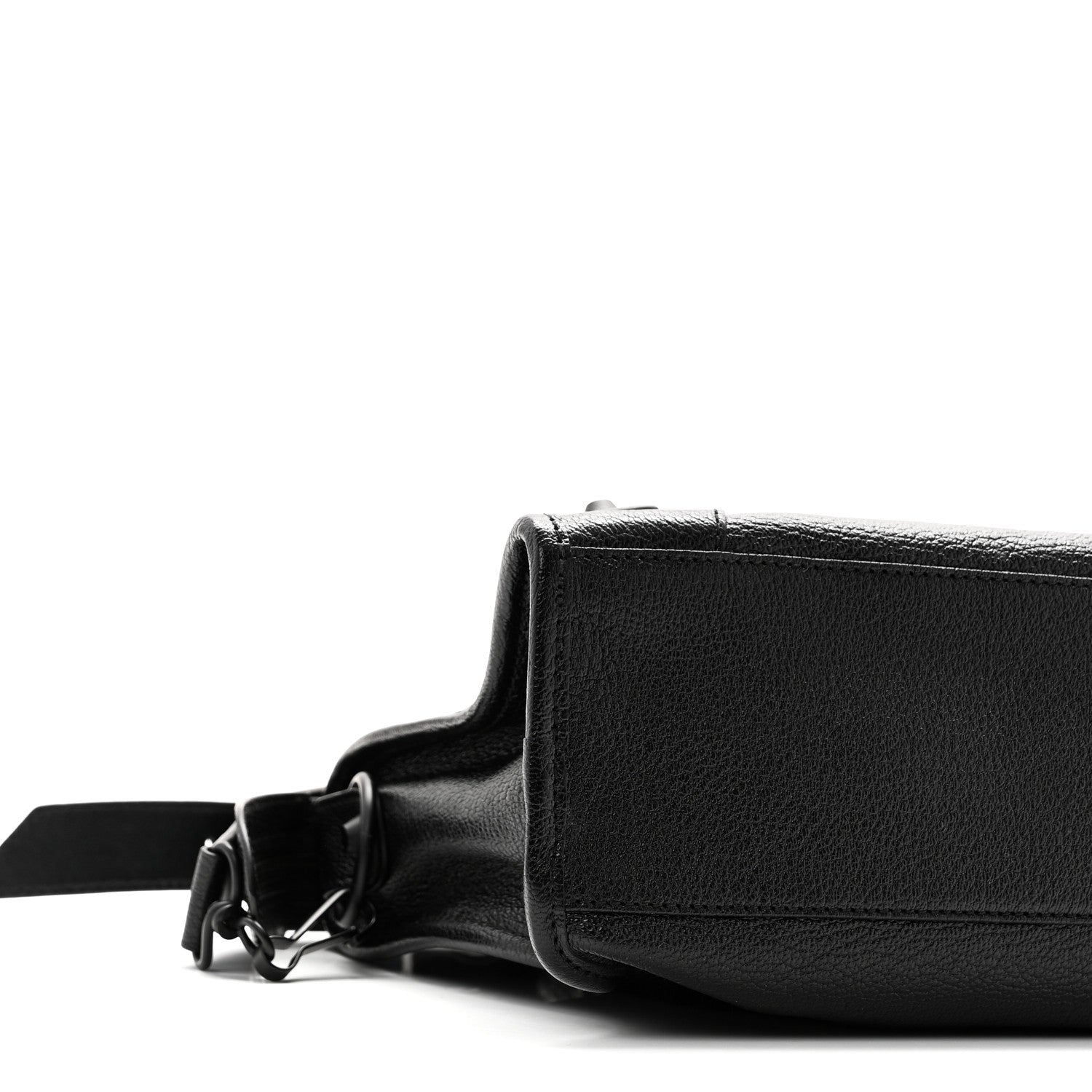 Balenciaga Chevre Black Metallic Edge Hardware S City Black 9 of 10