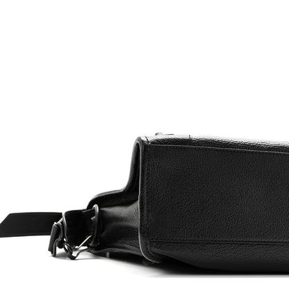 Balenciaga Chevre Black Metallic Edge Hardware S City Black 9 of 10