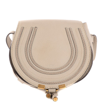 Chloe Calfskin Mini Marcie Round Crossbody Bag Dove 1 of 12
