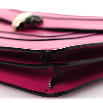 Bulgari Calfskin Serpenti Forever Shoulder Bag Pink 10 of 10