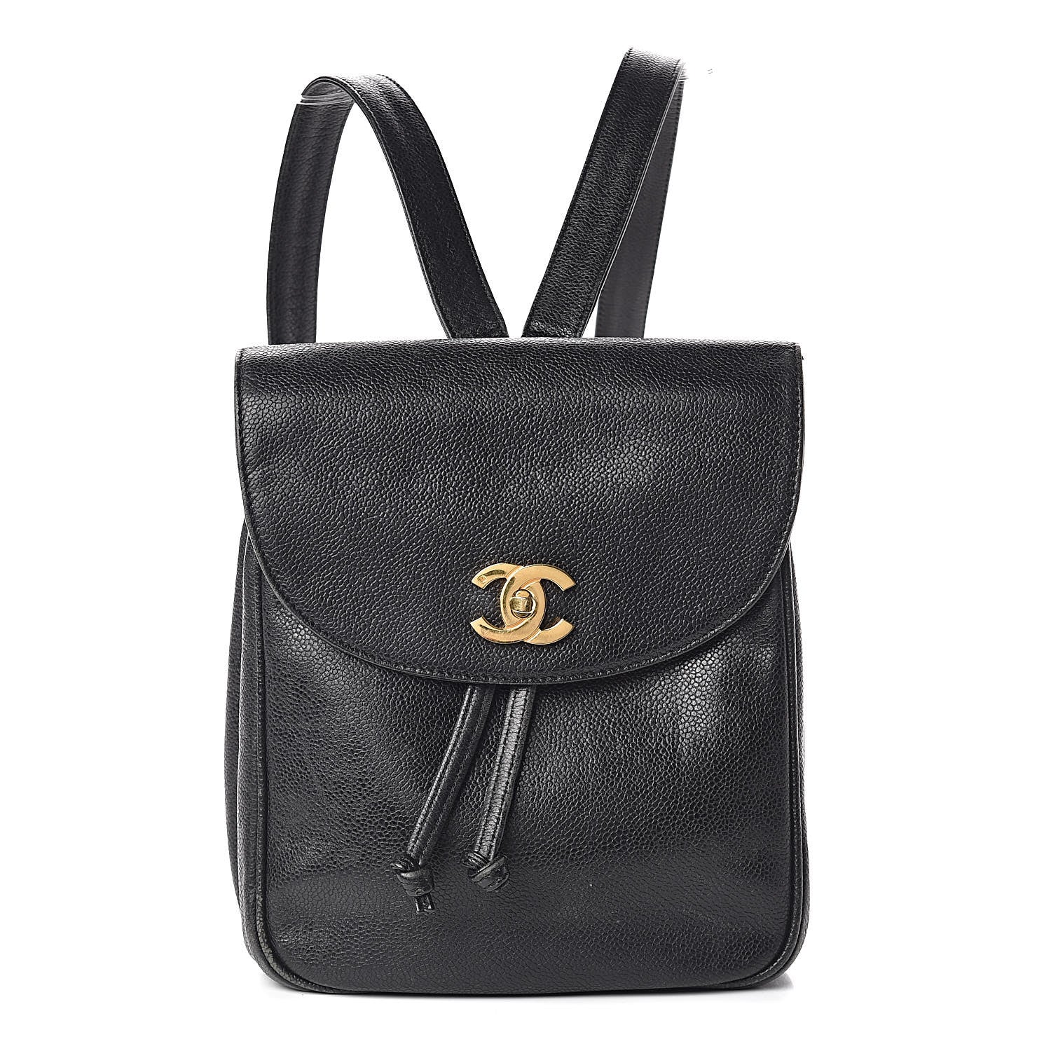 Chanel Caviar CC Backpack Black 1 of 12