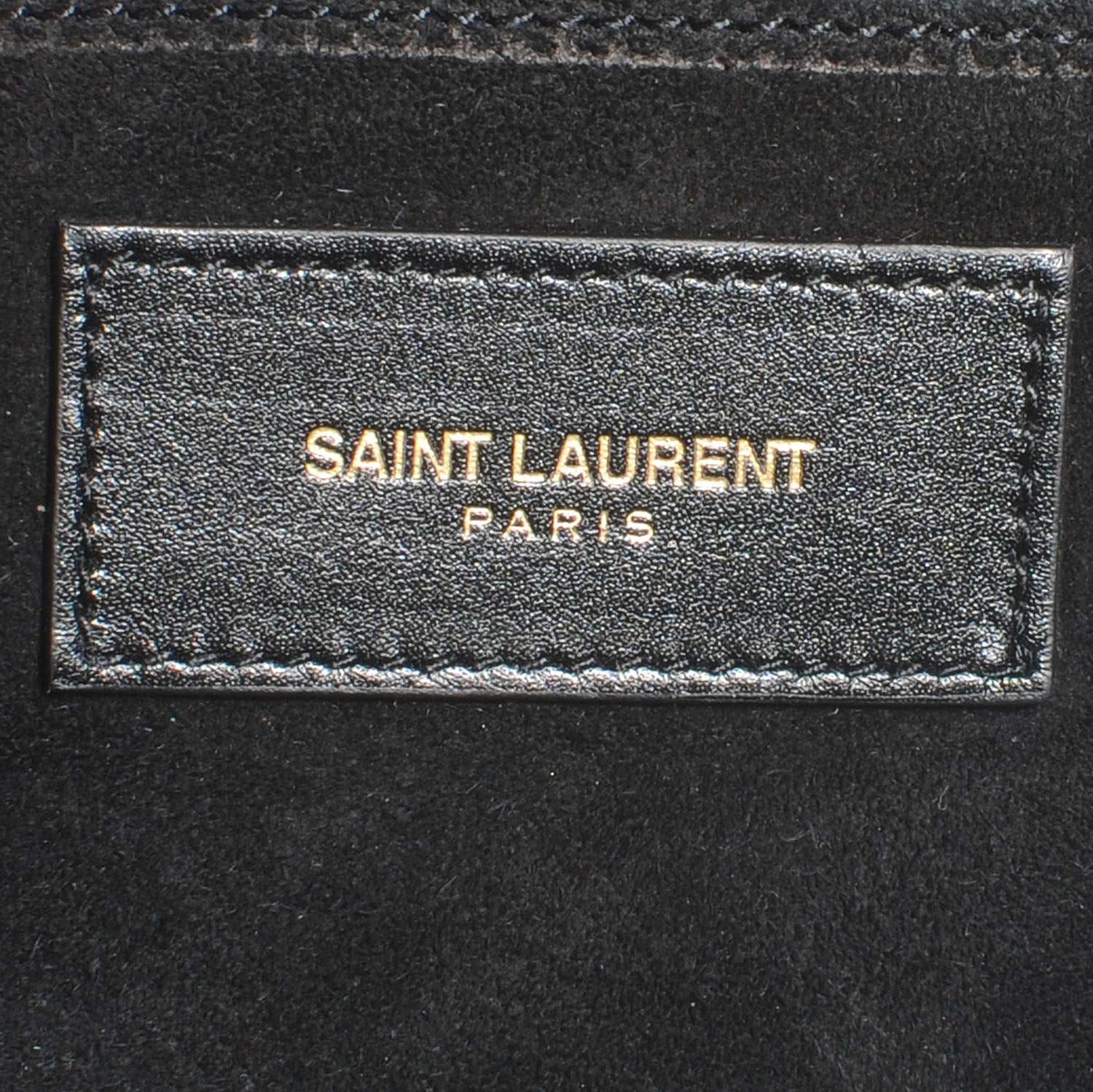 Saint Laurent Leather Seau Bucket Bag Medium Black 7 of 8