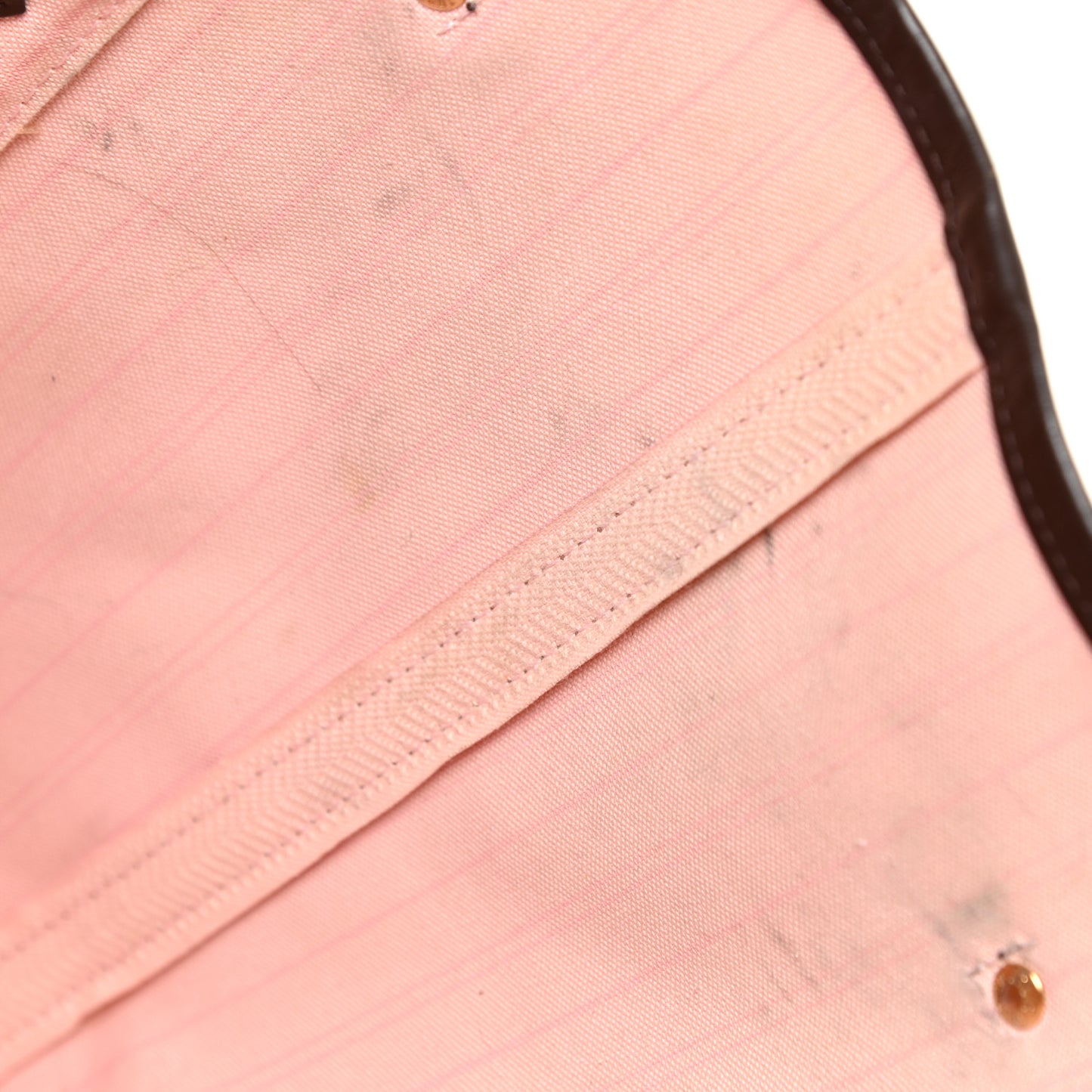Damier Ebene Neo Neverfull MM Rose Ballerine
