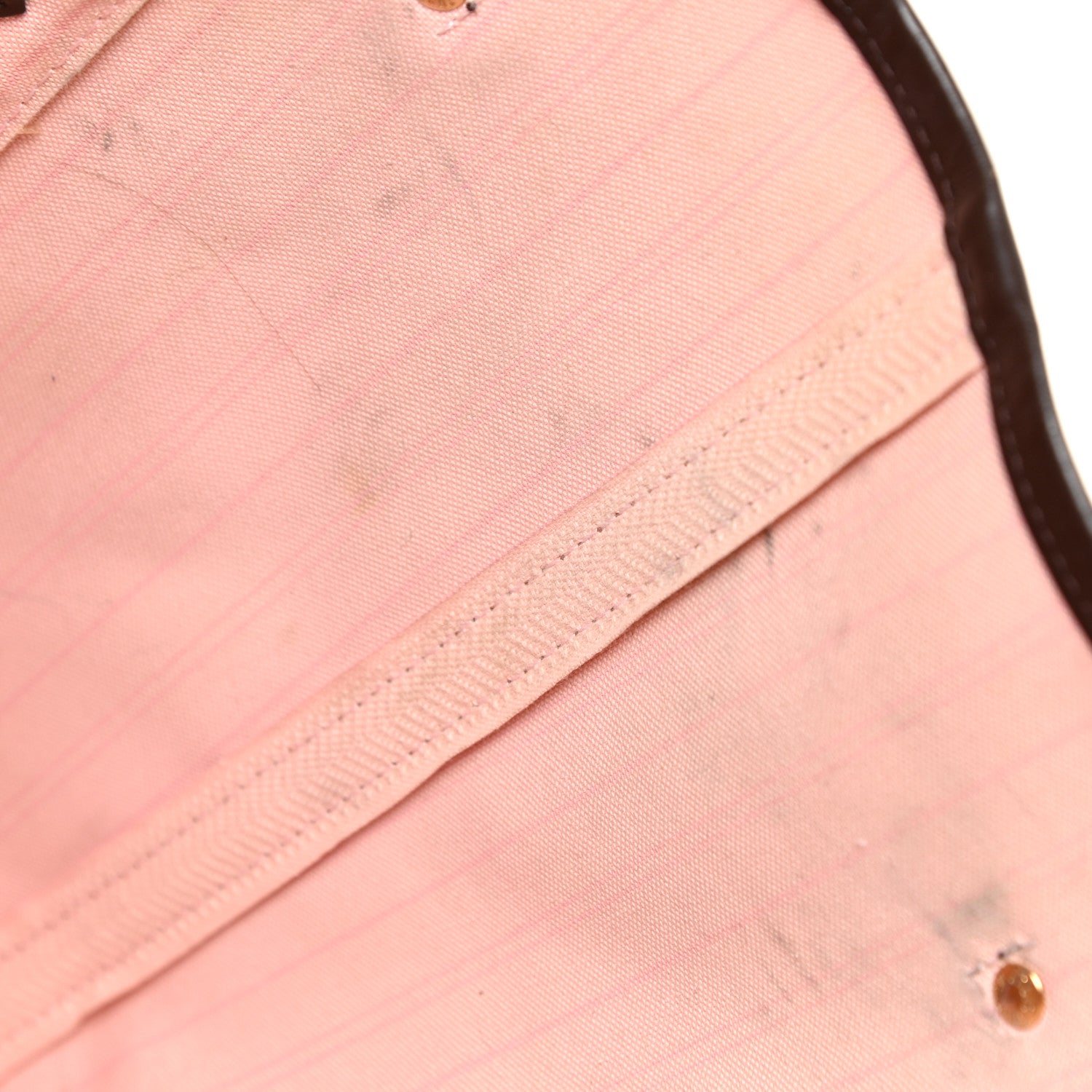 Louis Vuitton Damier Ebene Neo Neverfull MM Rose Ballerine 13 of 19