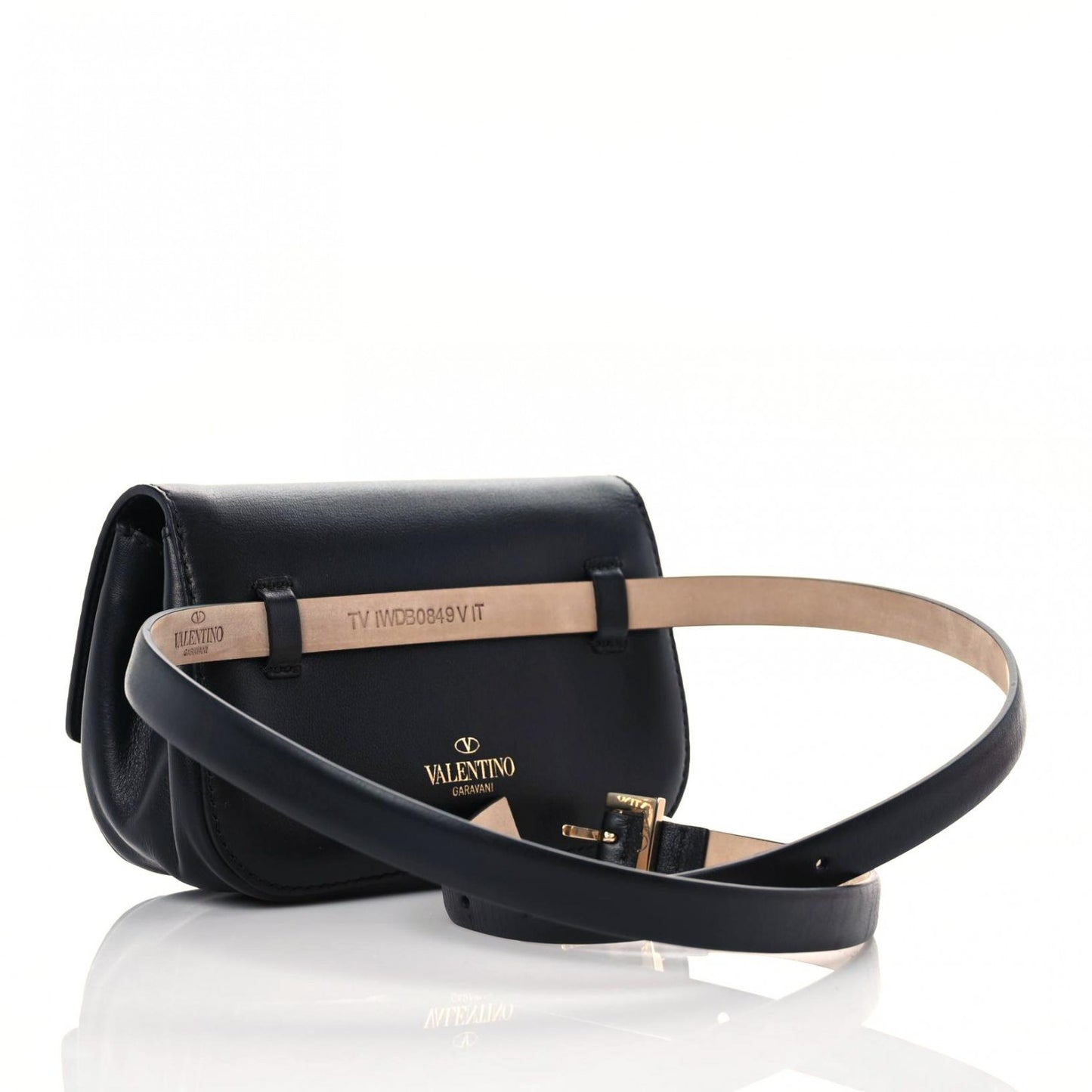 Vitello Small Belt Bag Black