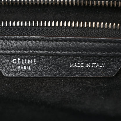 Celine Drummed Calfskin Micro Luggage Black 6 of 12