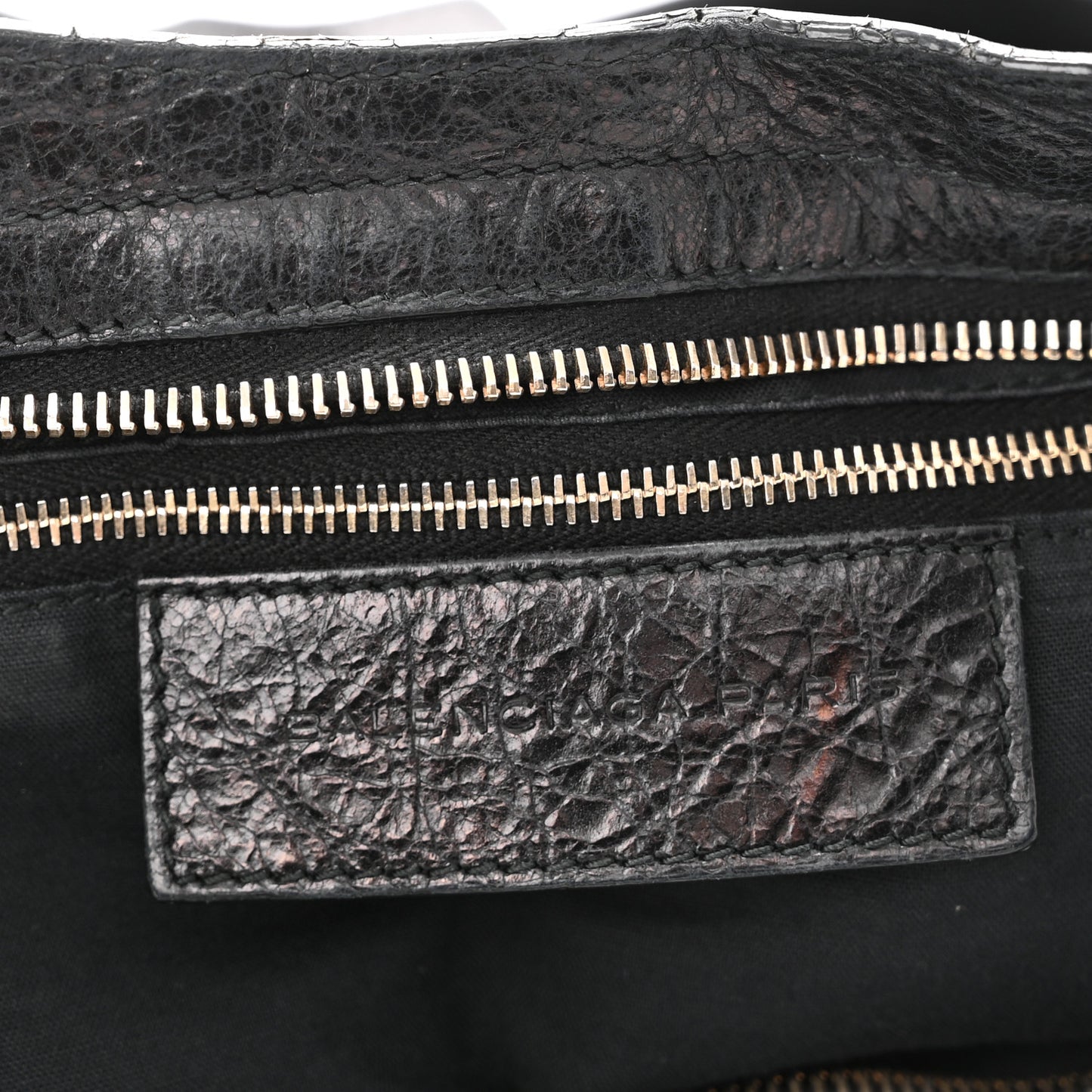 Agneau Giant 12 Rose Gold Hardware City Black
