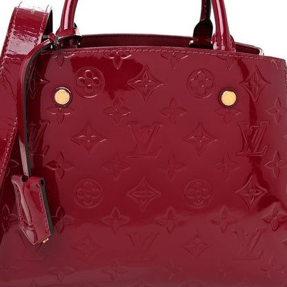 Louis Vuitton Vernis Montaigne BB Magenta 7 of 9