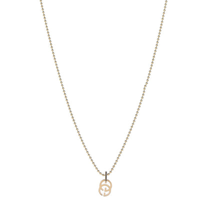 Gucci 18K Yellow Gold Running GG Pendant Necklace 1 of 6