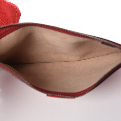 Gucci Soft Suede Web Large Jackie Hobo Red 7 of 19