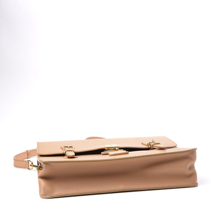 Burberry Trench Calfskin Medium DK88 Satchel Pale Clementine 3 of 11