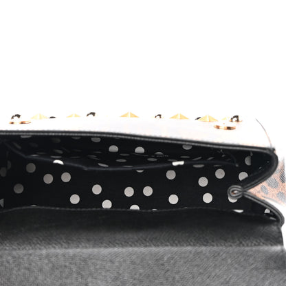 Dolce & Gabbana Dauphine Embellished Leopard Love Patch Medium Miss Sicily Satchel Brown Black 5 of 8