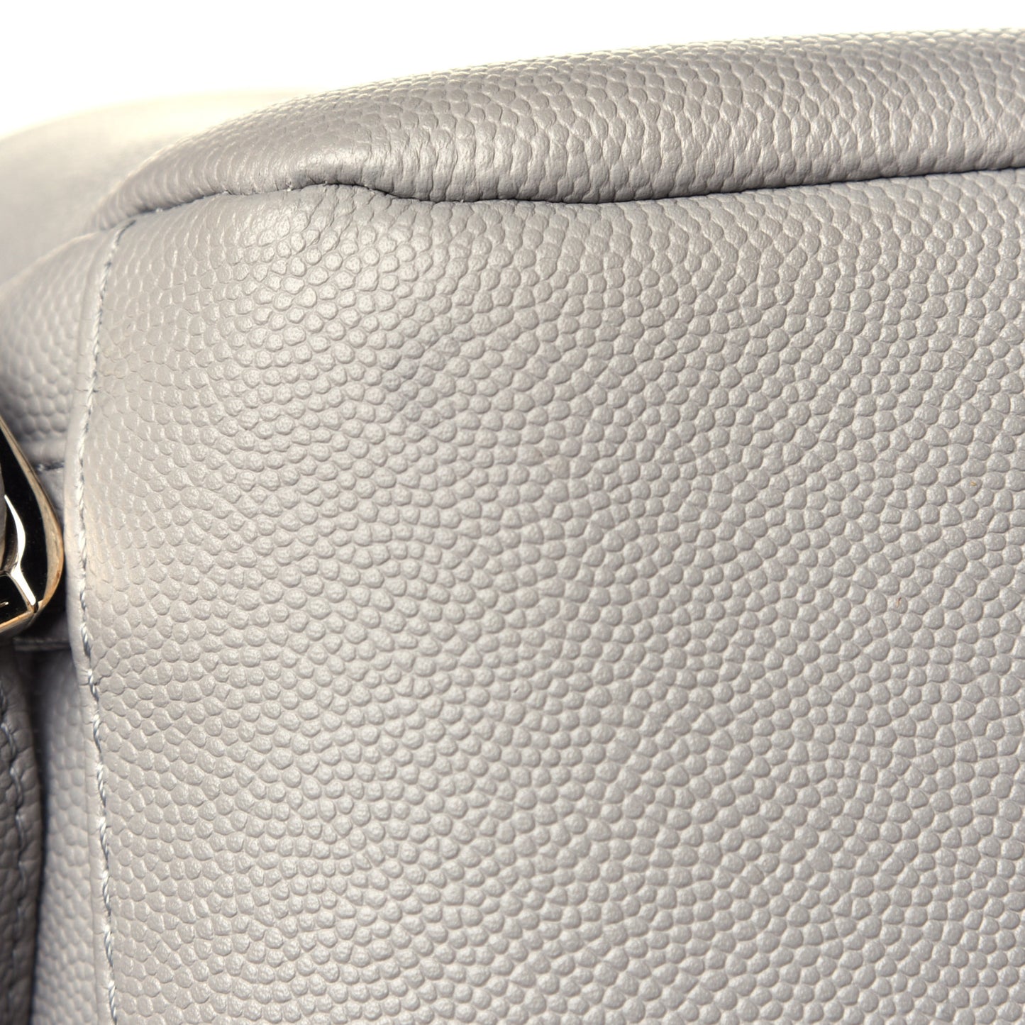 Caviar Quilted Business Affinity Backpack Grey