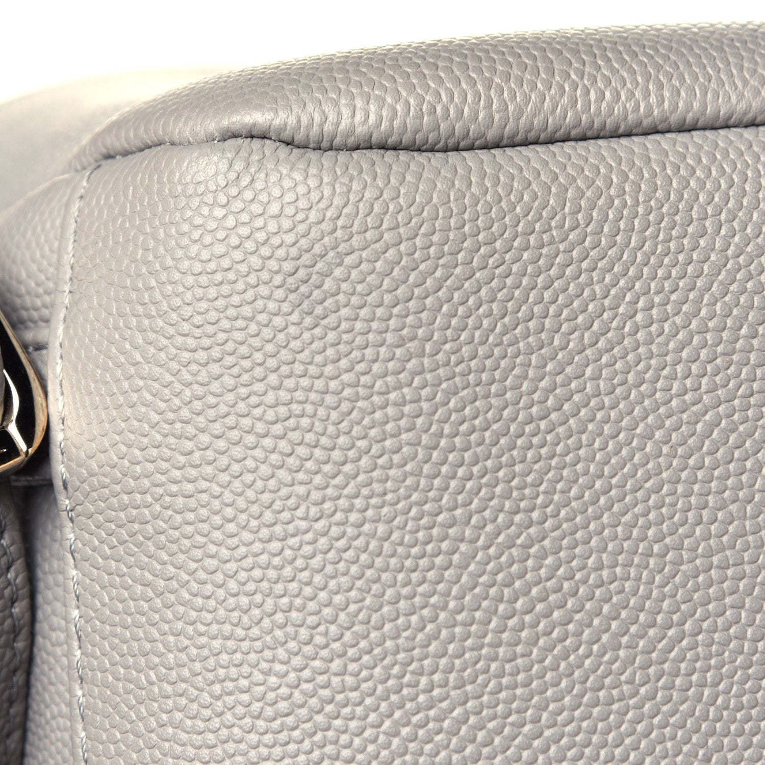 Chanel Caviar Quilted Business Affinity Backpack Grey 13 of 14